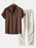 Set Resort Camicia e Pantalone Coordinato Old Money
