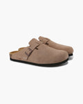 Stefano | Sabot Uomo in Camoscio, Scarpe Slip-On Aperte Old Money