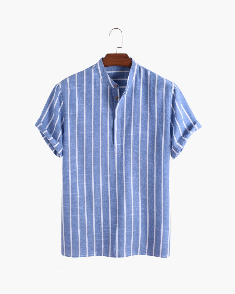 Riccardo | Polo Uomo a Righe, Maglia Polo in Cotone Stile Marinaro Old Money