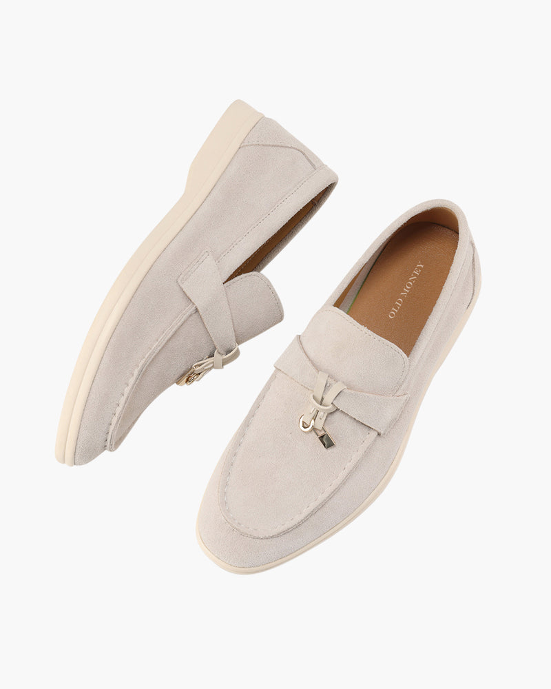 Sofia | Mocassini Donna in Camoscio, Scarpe Slip-On Eleganti Old Money