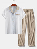 Set in Lino Camicia Sartoriale e Pantalone Old Money