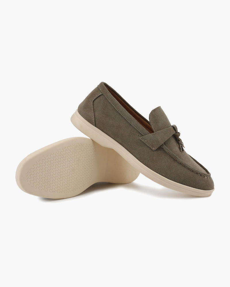 Sofia | Mocassini Donna in Camoscio, Scarpe Slip-On Eleganti Old Money