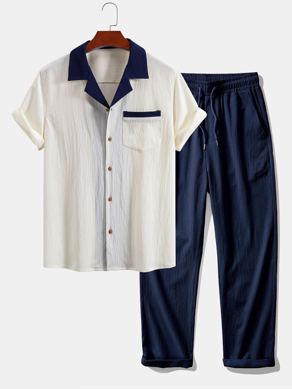 Set in Lino Camicia Sartoriale e Pantalone Old Money