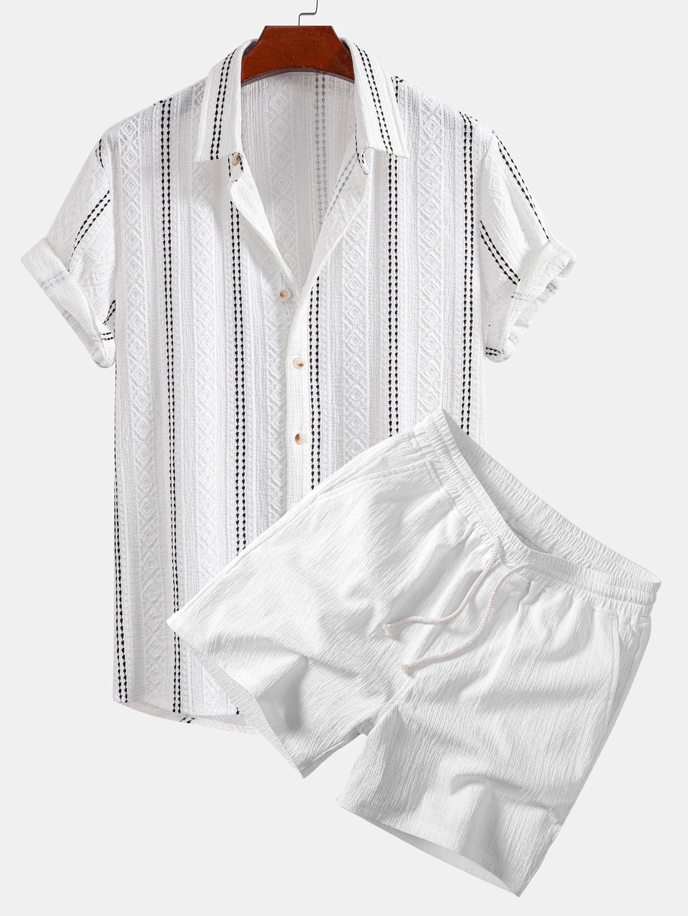 Set Resort Blouse met Details en Old Money Broek