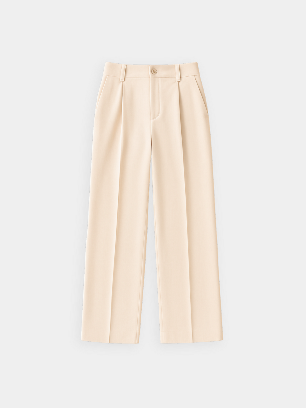 Elegante wijde broek met hoge taille