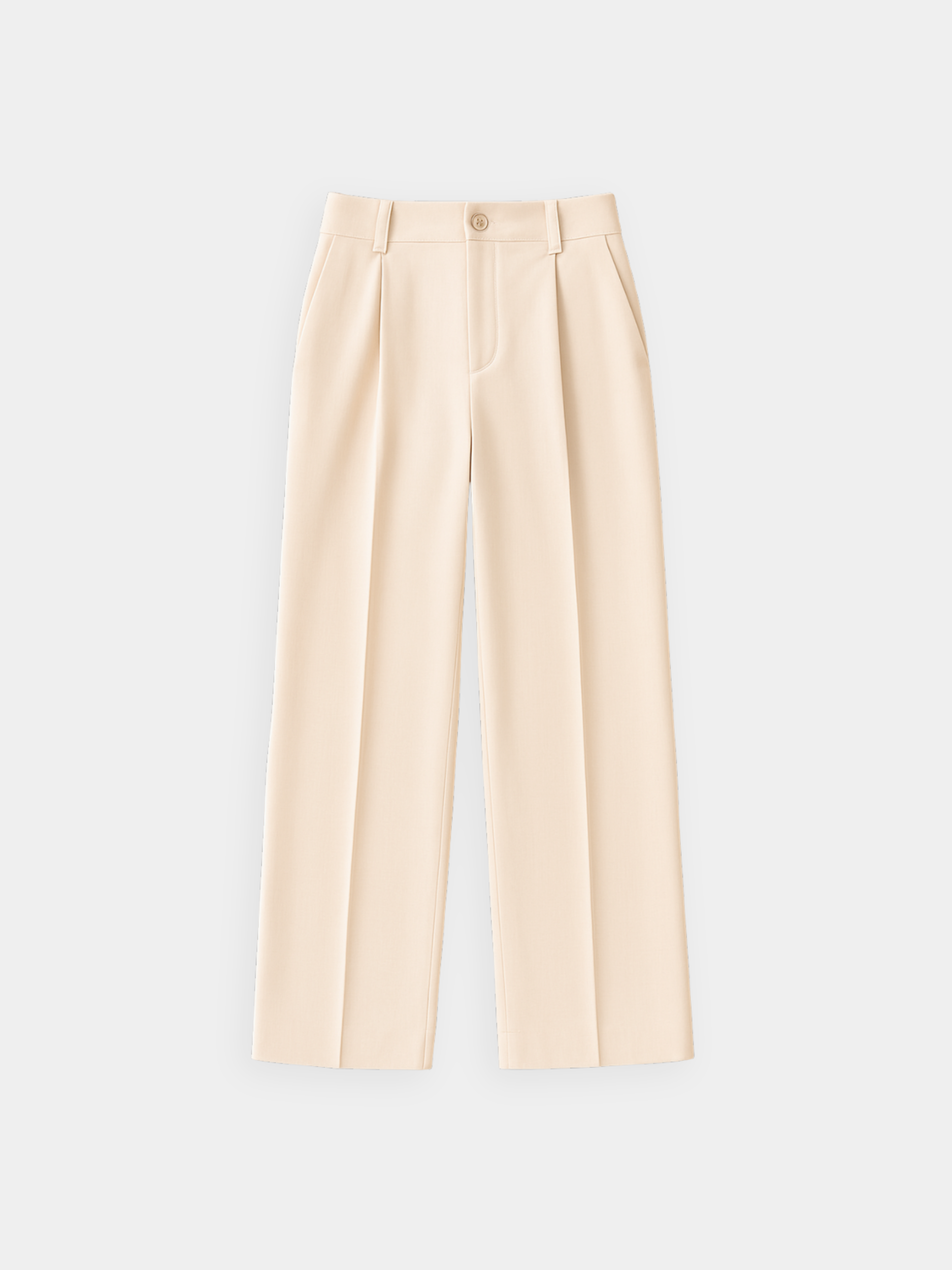 Elegante wijde broek met hoge taille