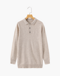 Emanuele | Polo Uomo in 100% Cashmere, Maglia Polo Premium Morbida Old Money
