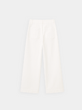 Luxe wijde katoenen broek