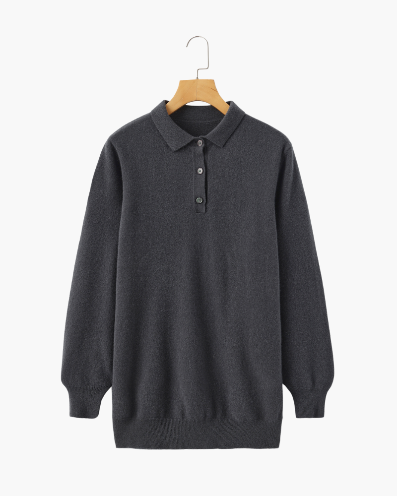 Emanuele | Polo Uomo in 100% Cashmere, Maglia Polo Premium Morbida Old Money