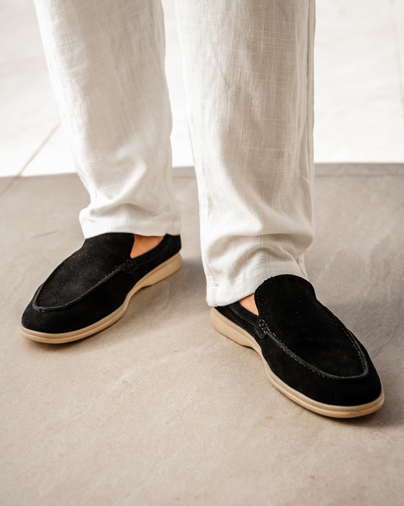 Marco | Mocassini Uomo in Camoscio Premium, Scarpe Slip-On Eleganti Old Money