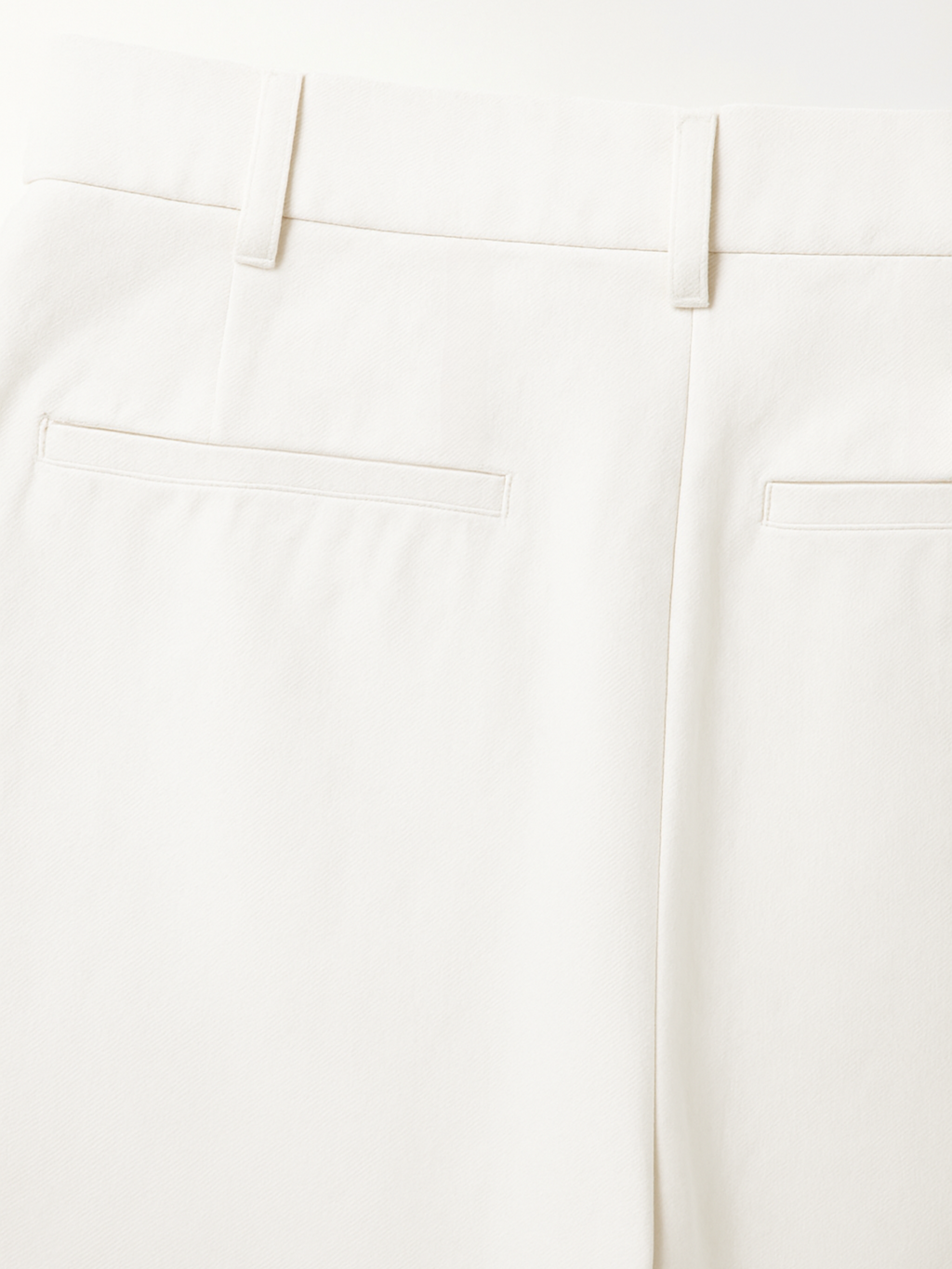 Luxe wijde katoenen broek