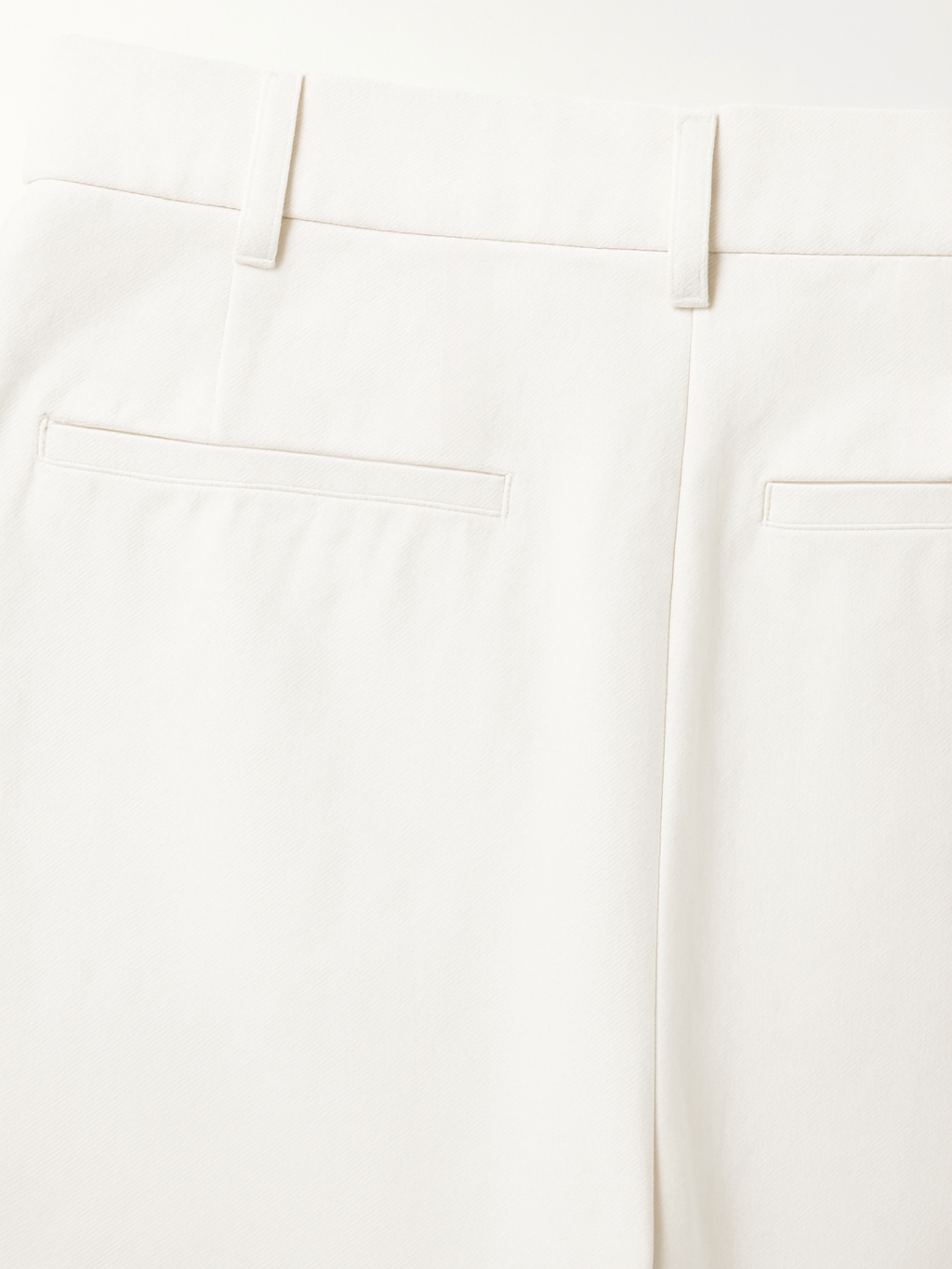 Luxe wijde katoenen broek