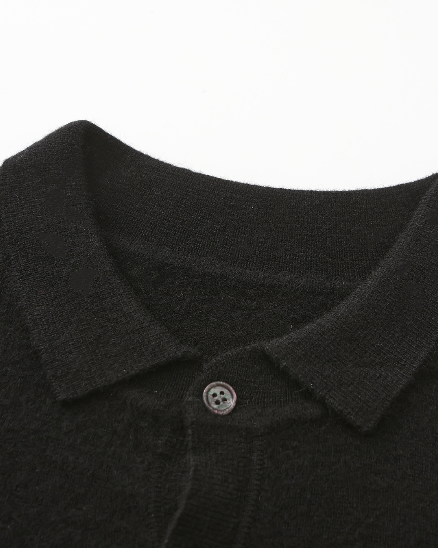 Emanuele | Polo Uomo in 100% Cashmere, Maglia Polo Premium Morbida Old Money