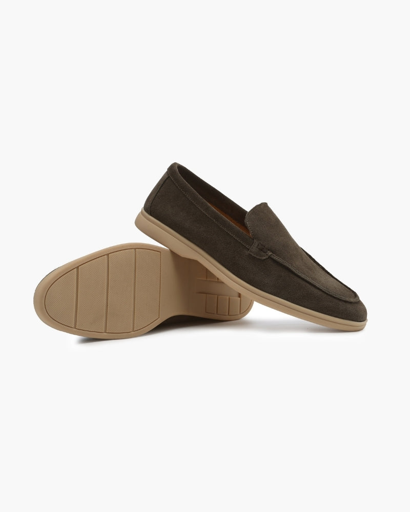 Marco | Mocassini Uomo in Camoscio Premium, Scarpe Slip-On Eleganti Old Money