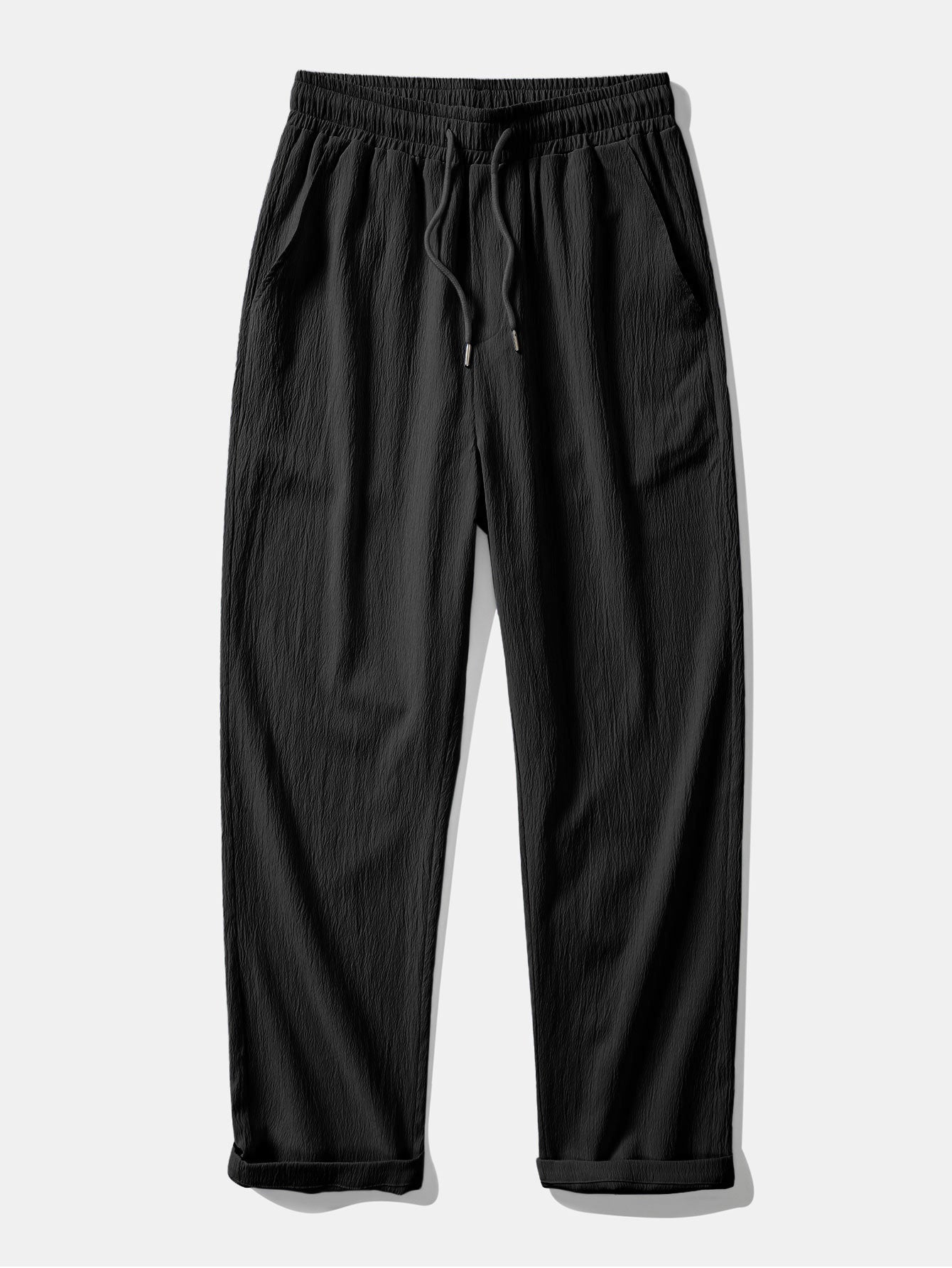 Set van linnen overhemd en natuurlijke pantalon - Old Money-stijl