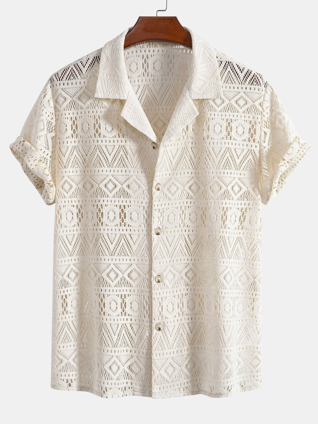 Set Camicia en Shorts met Old Money Print
