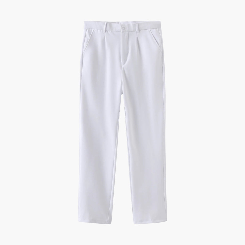 Set Primaverile Polo e Pantalone Casual Raffinato Old Money