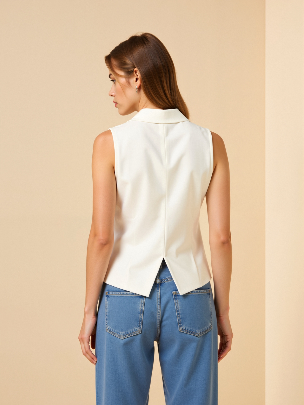 Gilet Sartoriale in Lino Classico