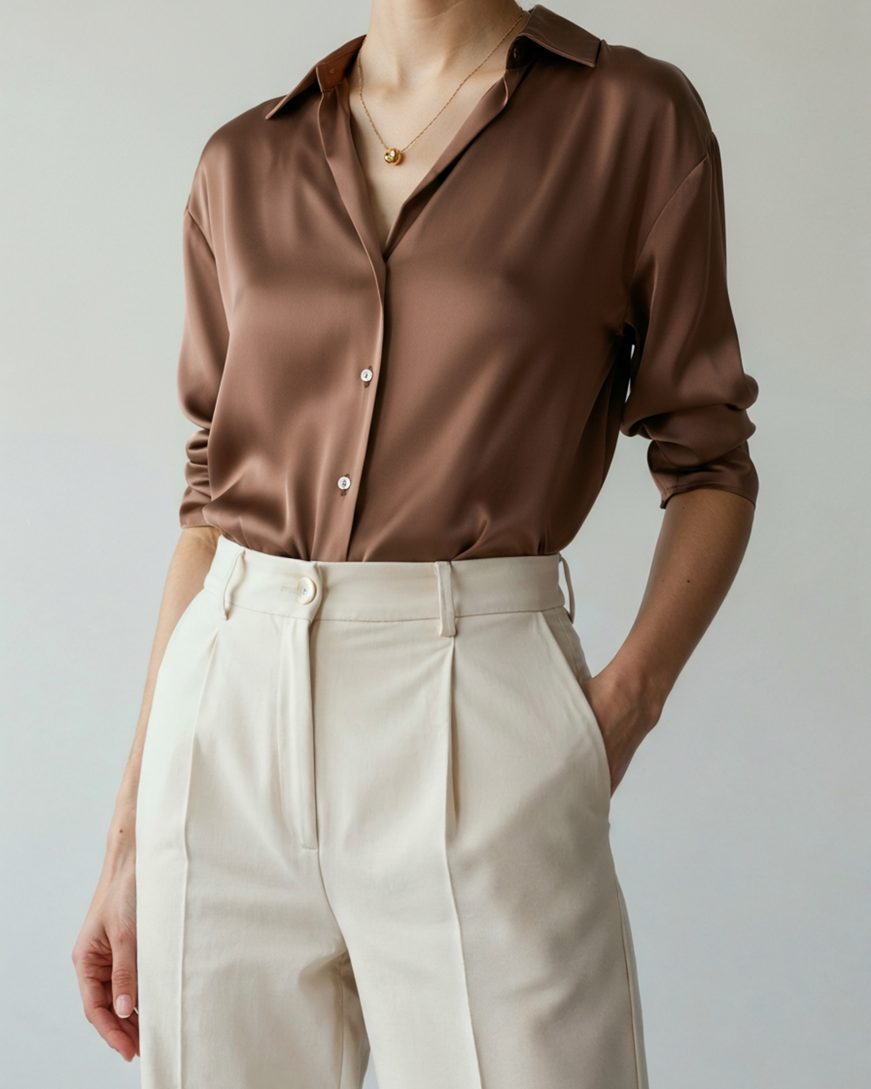Isabella | Camicia Donna in Lino, Camicia Classica Elegante Traspirante Old Money