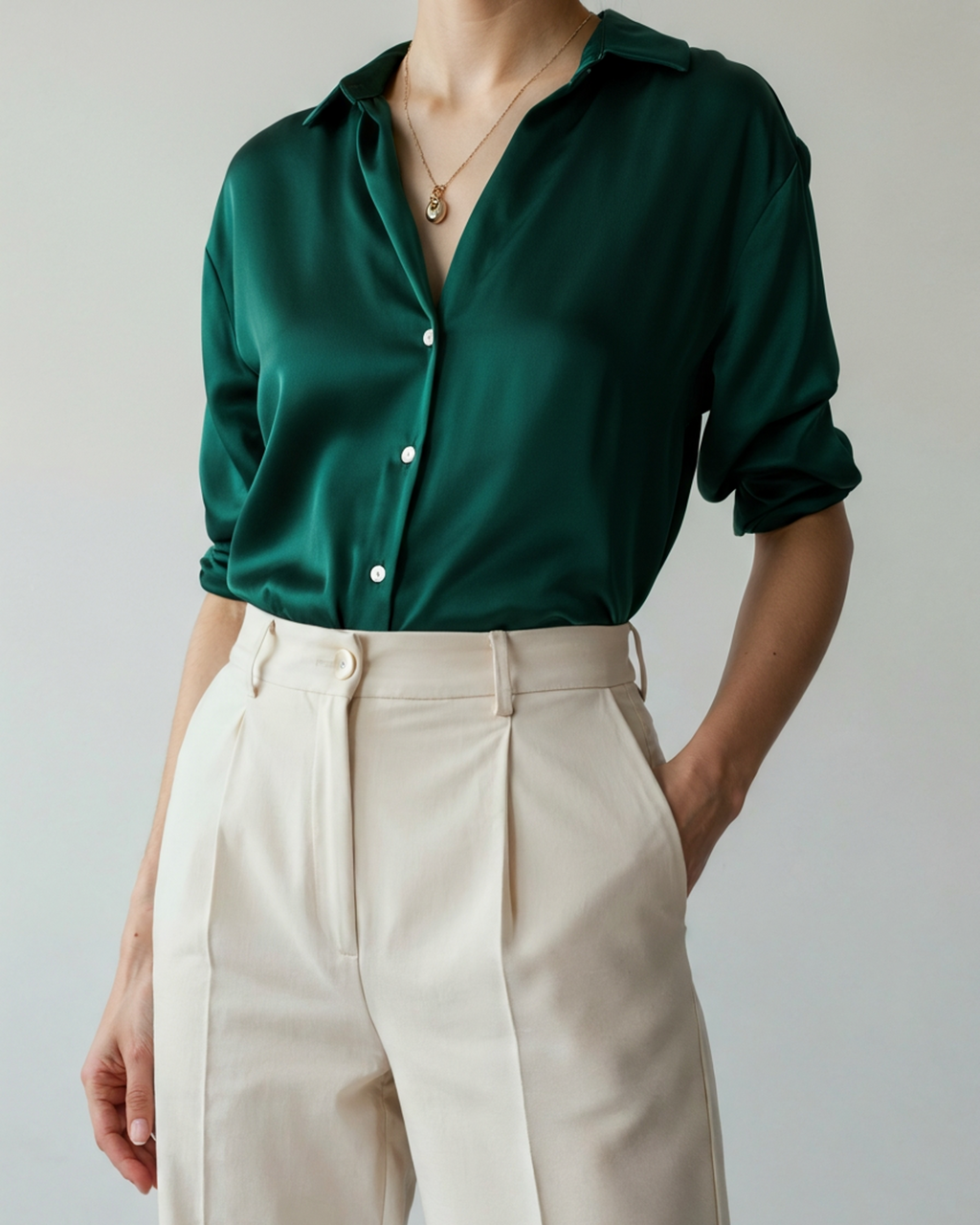 Isabella | Camicia Donna in Lino, Camicia Classica Elegante Traspirante Old Money