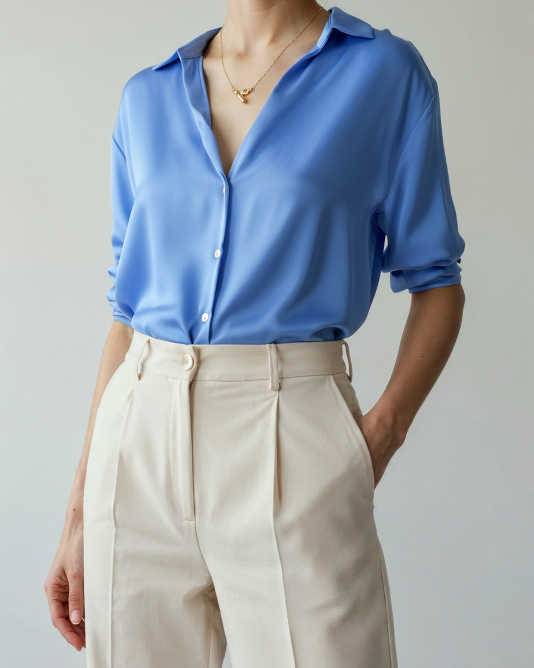 Isabella | Camicia Donna in Lino, Camicia Classica Elegante Traspirante Old Money