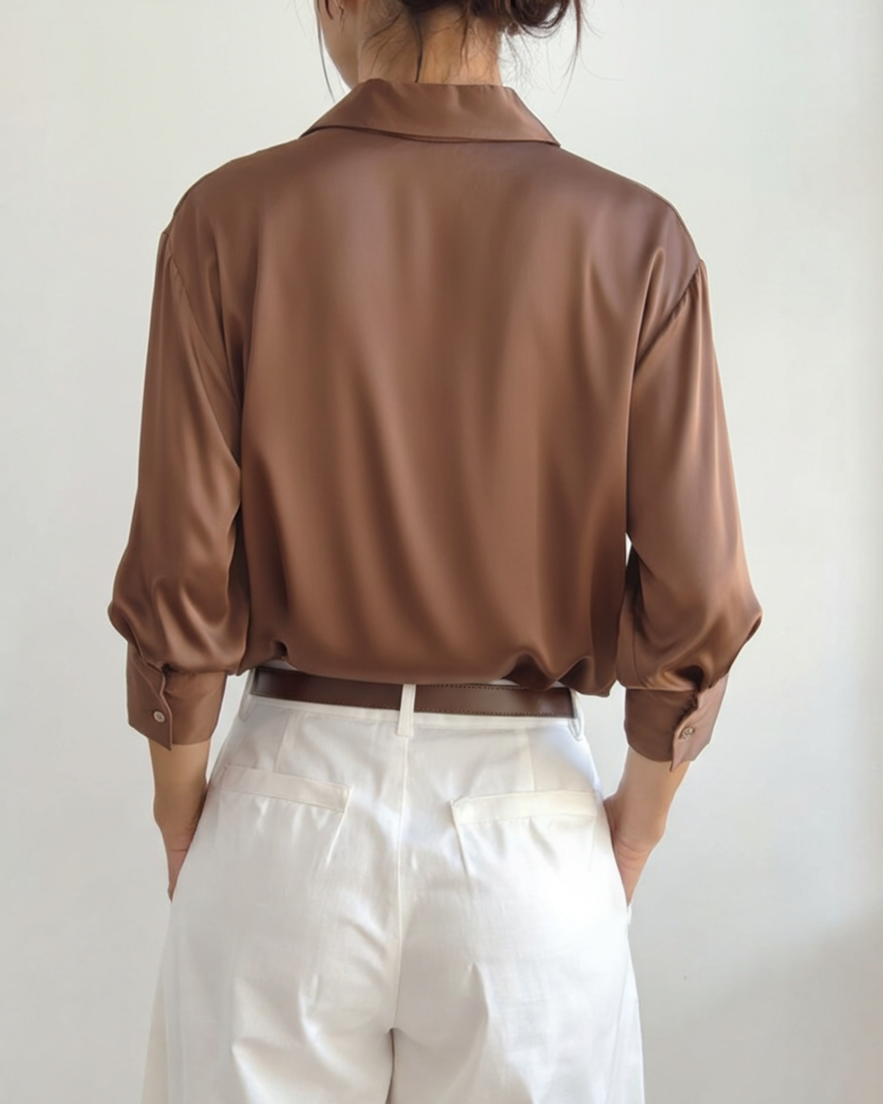 Isabella | Camicia Donna in Lino, Camicia Classica Elegante Traspirante Old Money
