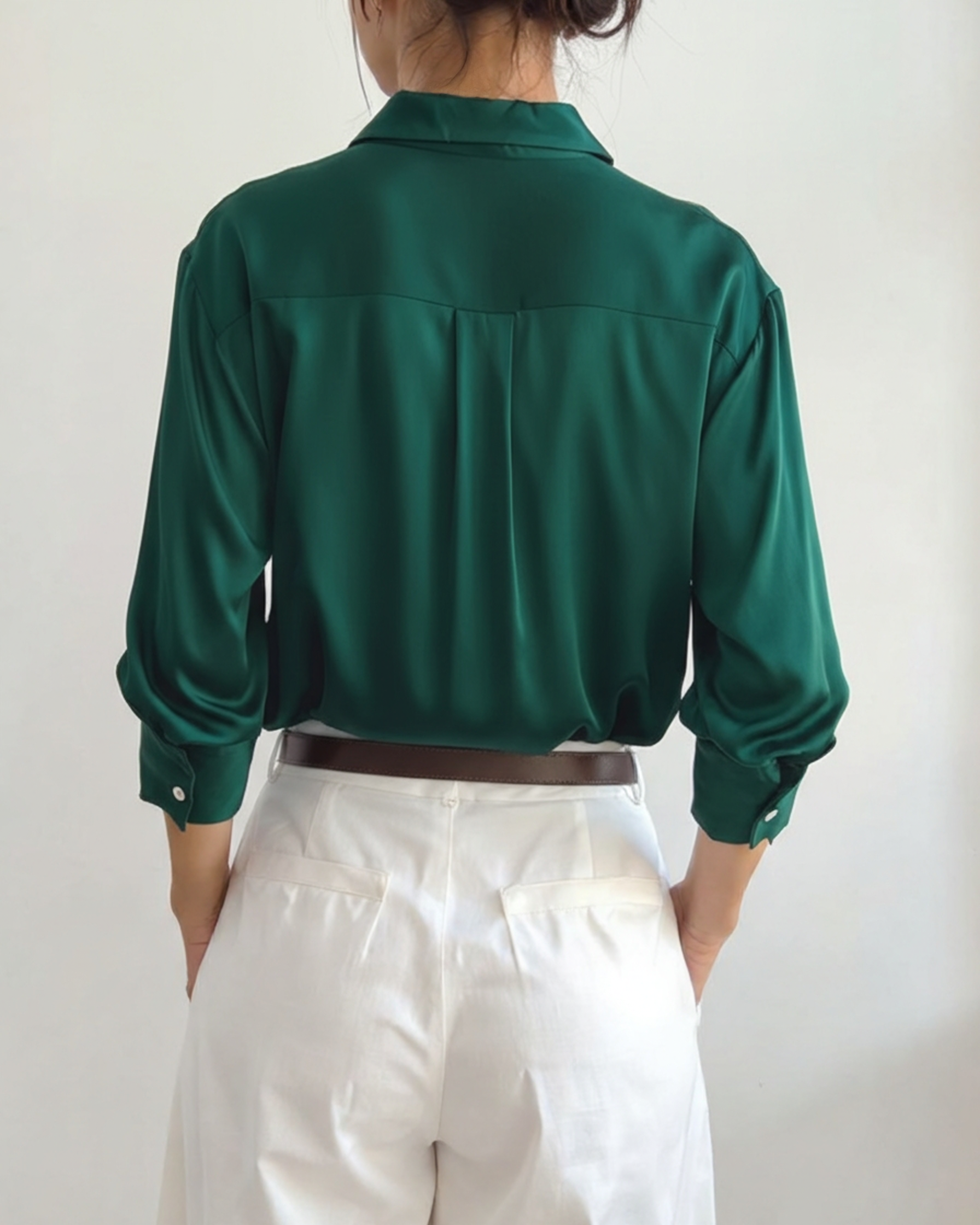 Isabella | Camicia Donna in Lino, Camicia Classica Elegante Traspirante Old Money