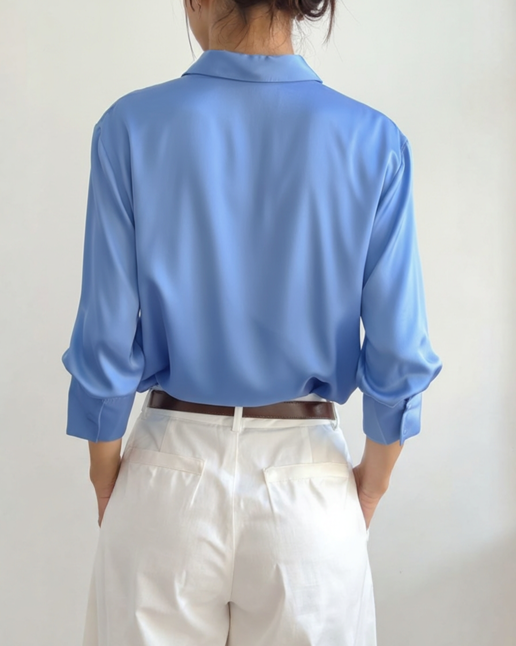Isabella | Camicia Donna in Lino, Camicia Classica Elegante Traspirante Old Money