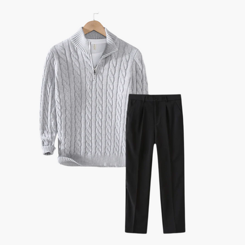 Antonio | Completo Uomo, Set Primaverile Blazer e Pantalone Urbano Old Money