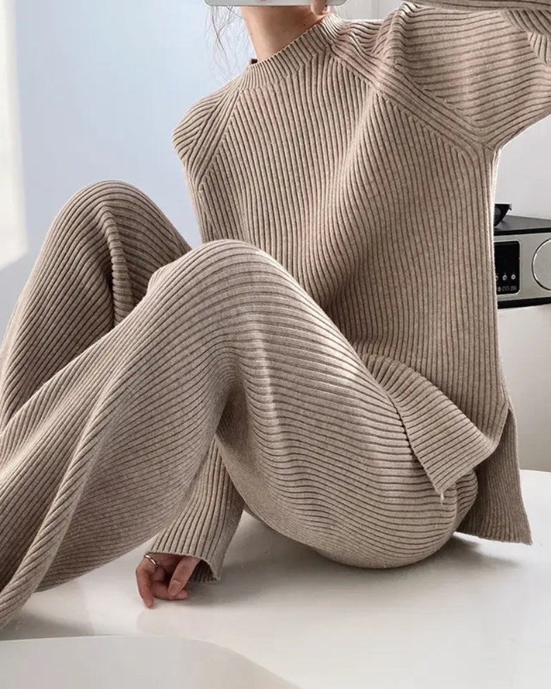 Beatrice | Completo Donna Due Pezzi, Set Loungewear Premium Morbido Old Money