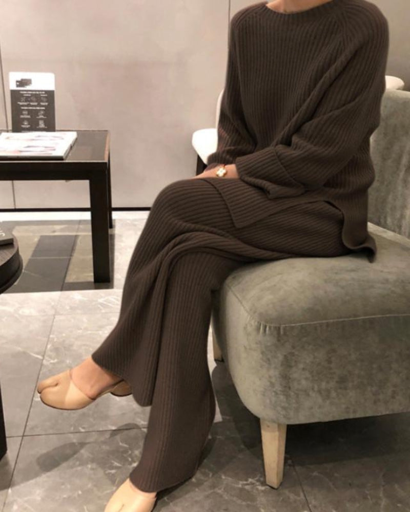 Beatrice | Completo Donna Due Pezzi, Set Loungewear Premium Morbido Old Money
