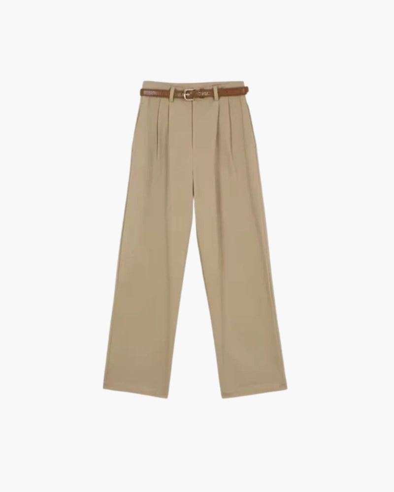 Giulia | Pantaloni Capri Donna, Pantaloni a Vita Alta Eleganti Old Money