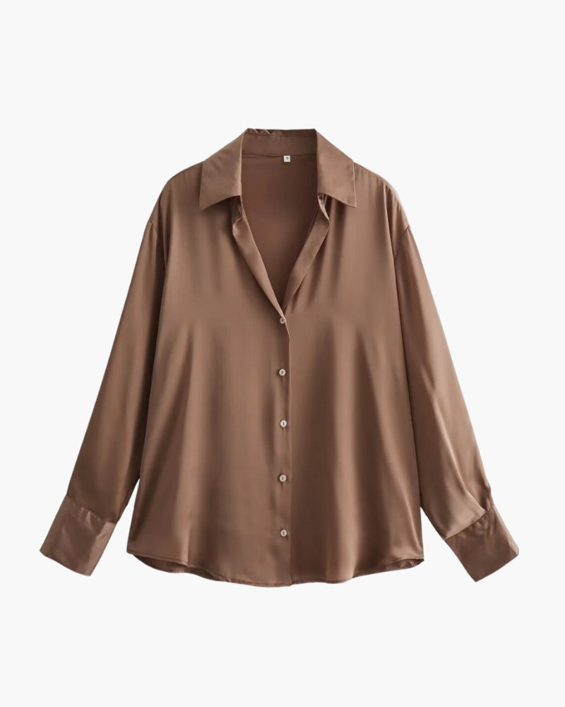 Isabella | Camicia Donna in Lino, Camicia Classica Elegante Traspirante Old Money
