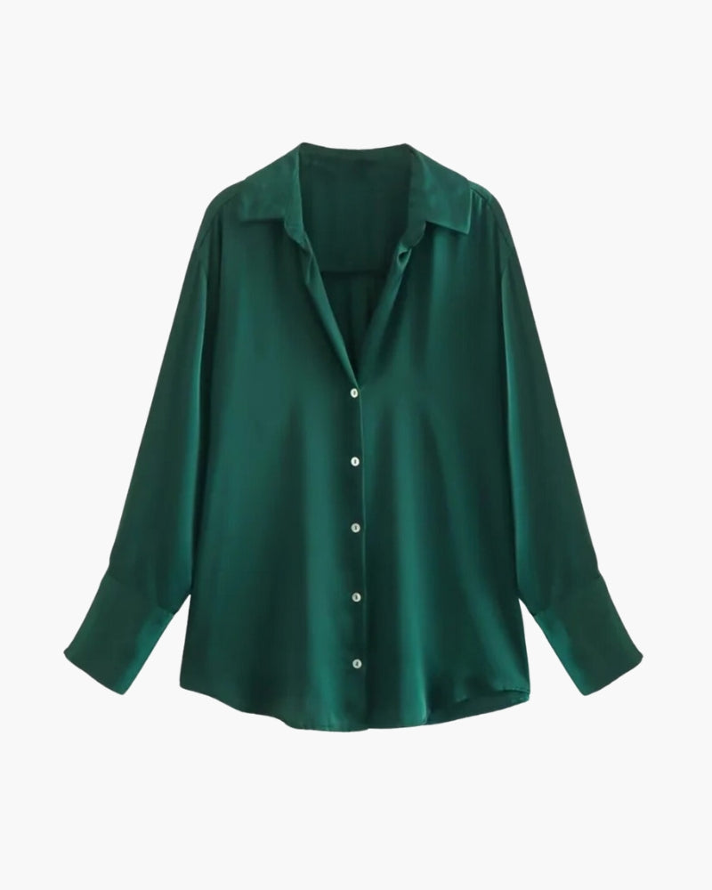 Isabella | Camicia Donna in Lino, Camicia Classica Elegante Traspirante Old Money