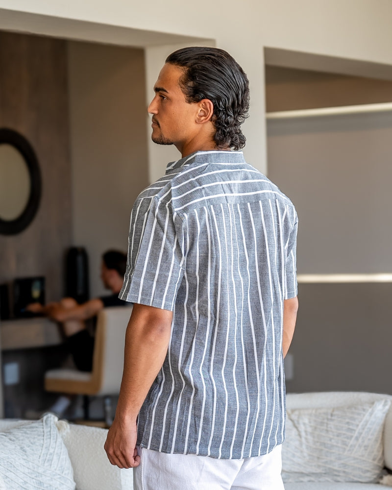 Riccardo | Polo Uomo a Righe, Maglia Polo in Cotone Stile Marinaro Old Money