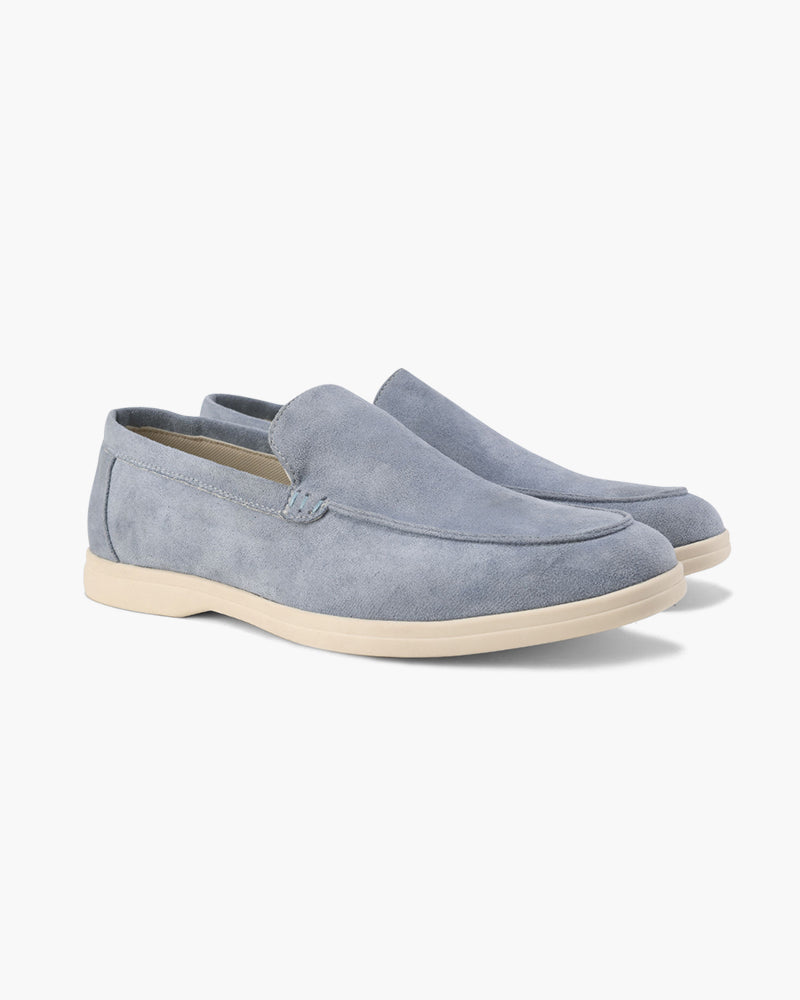 Alessandro | Mocassini Uomo in Camoscio, Scarpe Slip-On Classiche Old Money
