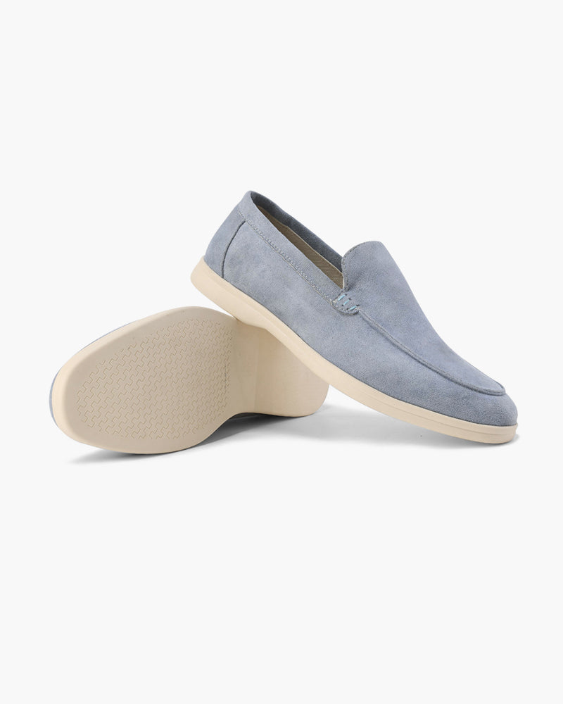 Alessandro | Mocassini Uomo in Camoscio, Scarpe Slip-On Classiche Old Money