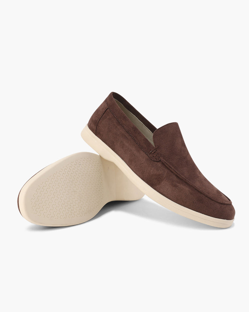 Alessandro | Mocassini Uomo in Camoscio, Scarpe Slip-On Classiche Old Money