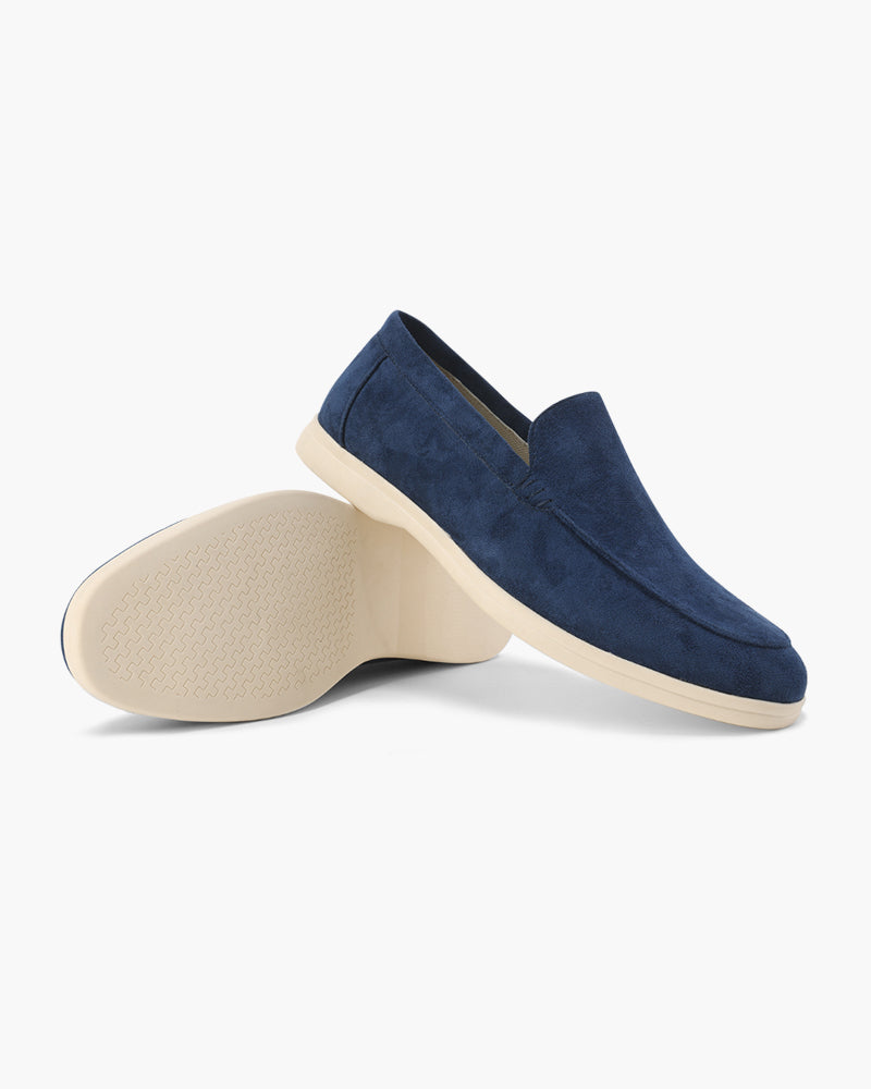 Alessandro | Mocassini Uomo in Camoscio, Scarpe Slip-On Classiche Old Money