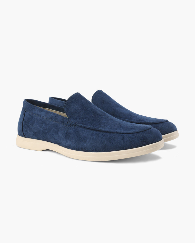 Alessandro | Mocassini Uomo in Camoscio, Scarpe Slip-On Classiche Old Money