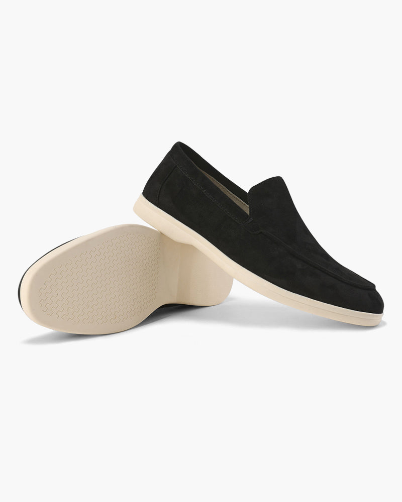 Alessandro | Mocassini Uomo in Camoscio, Scarpe Slip-On Classiche Old Money