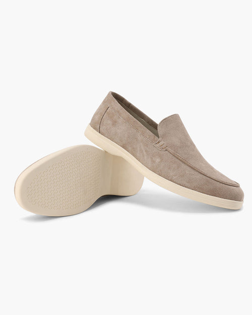 Alessandro | Mocassini Uomo in Camoscio, Scarpe Slip-On Classiche Old Money