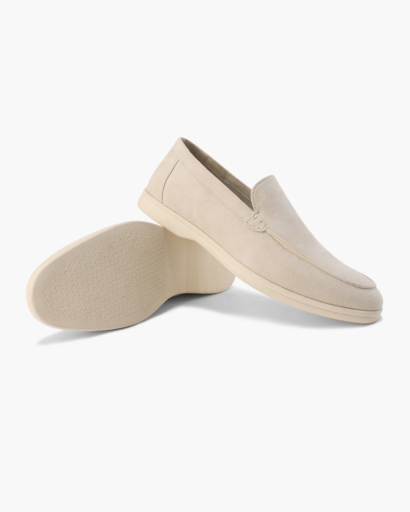 Alessandro | Mocassini Uomo in Camoscio, Scarpe Slip-On Classiche Old Money
