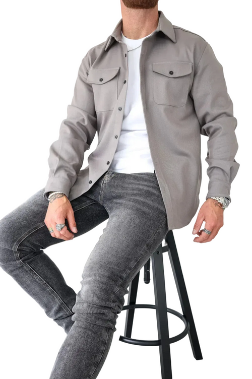 Overshirt Casual a Strati vista frontale