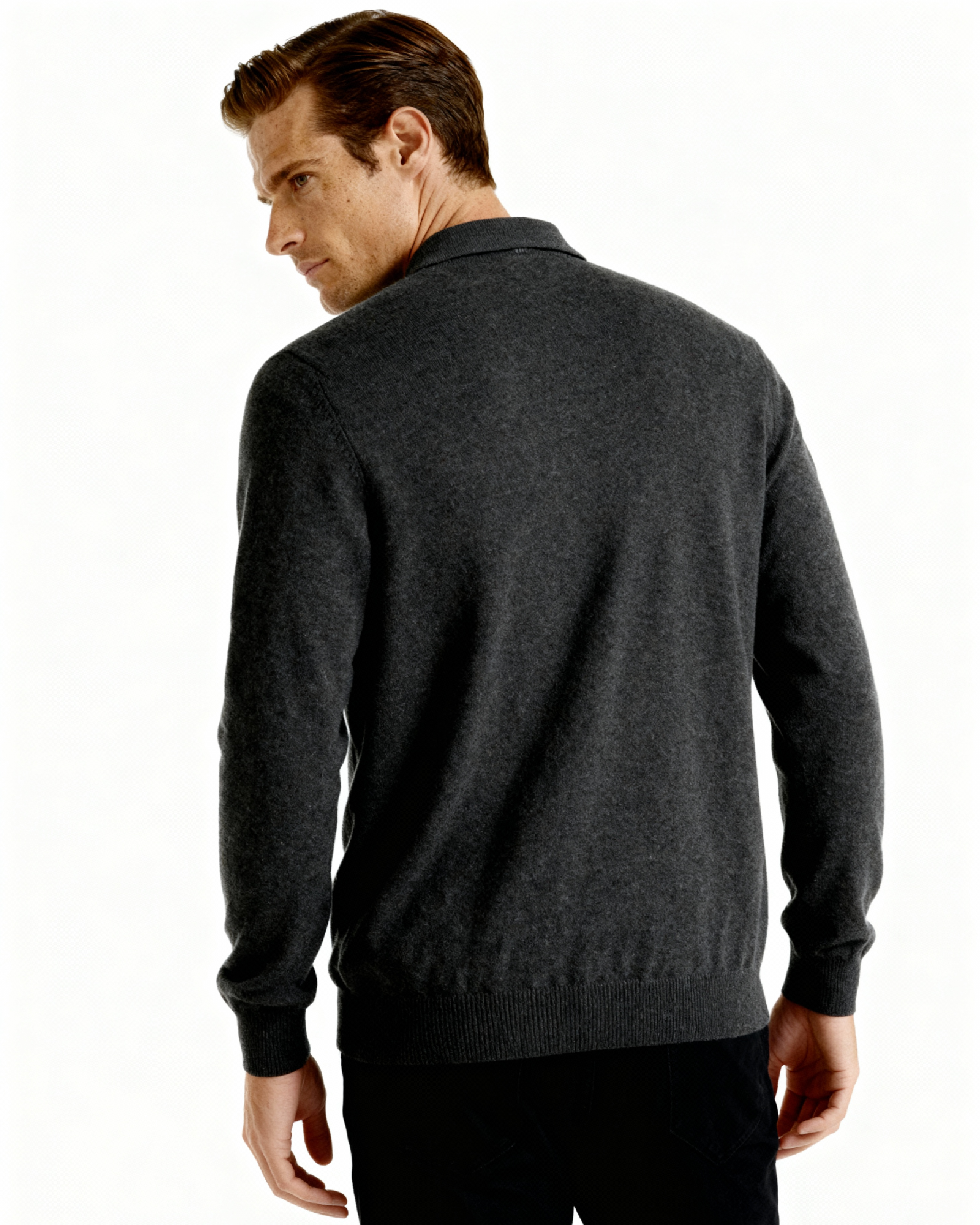 Emanuele | Polo Uomo in 100% Cashmere, Maglia Polo Premium Morbida Old Money