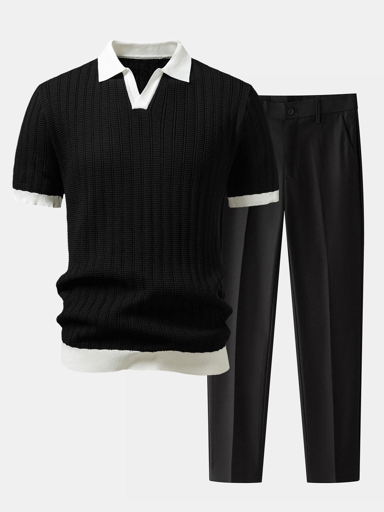 Set Polo e Pantalone Coordinato Old Money