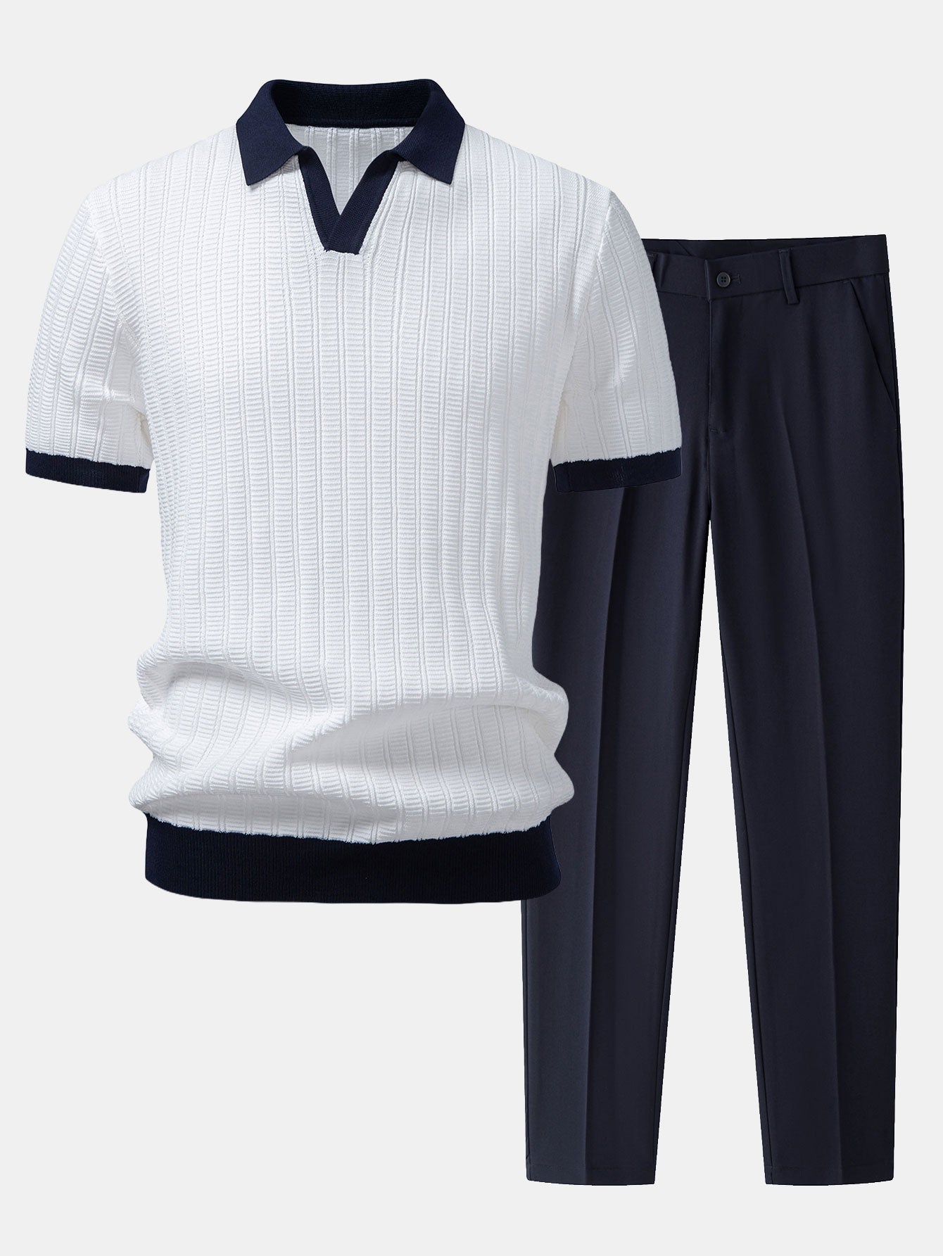 Set Polo e Pantalone Coordinato Old Money