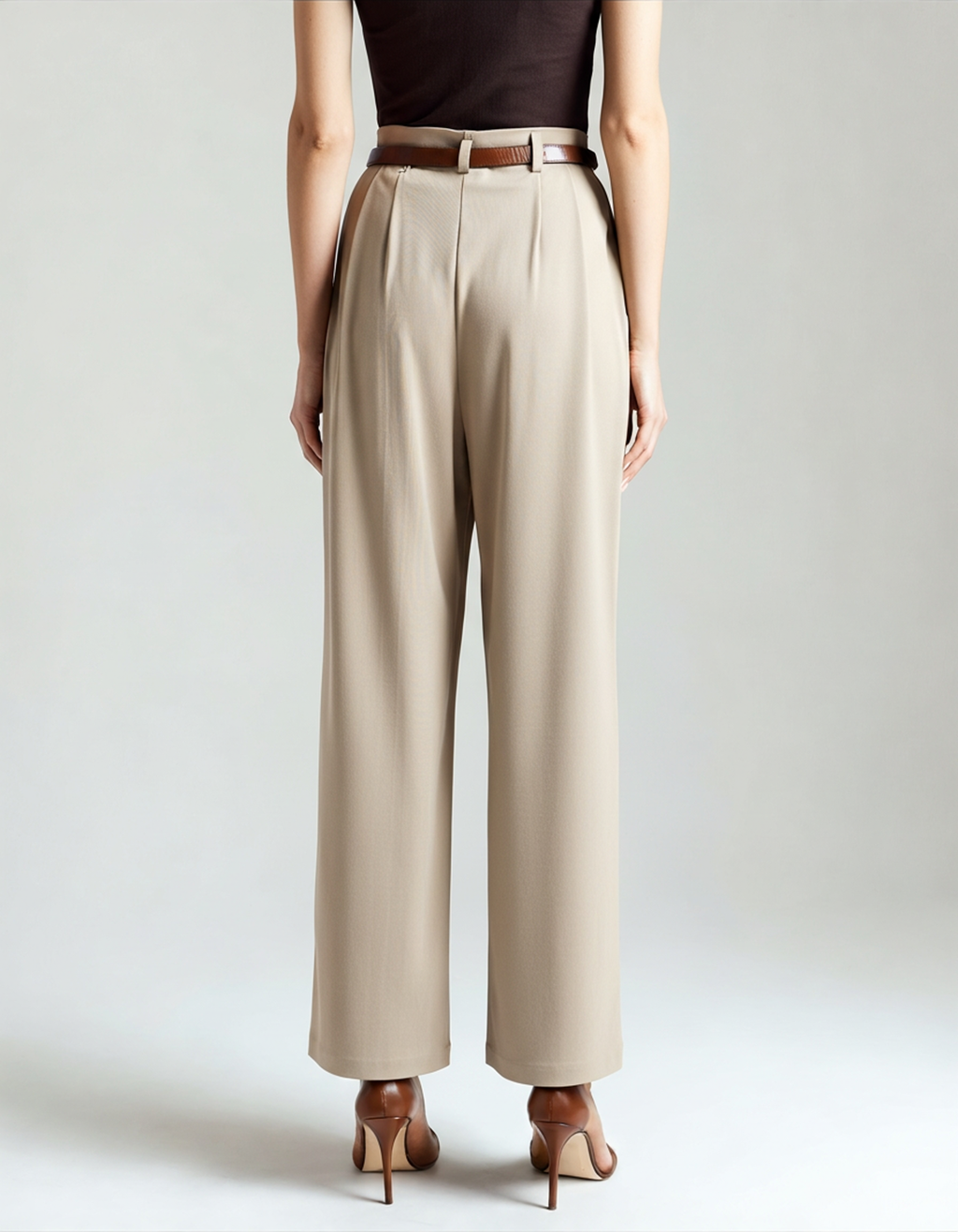 Giulia | Pantaloni Capri Donna, Pantaloni a Vita Alta Eleganti Old Money