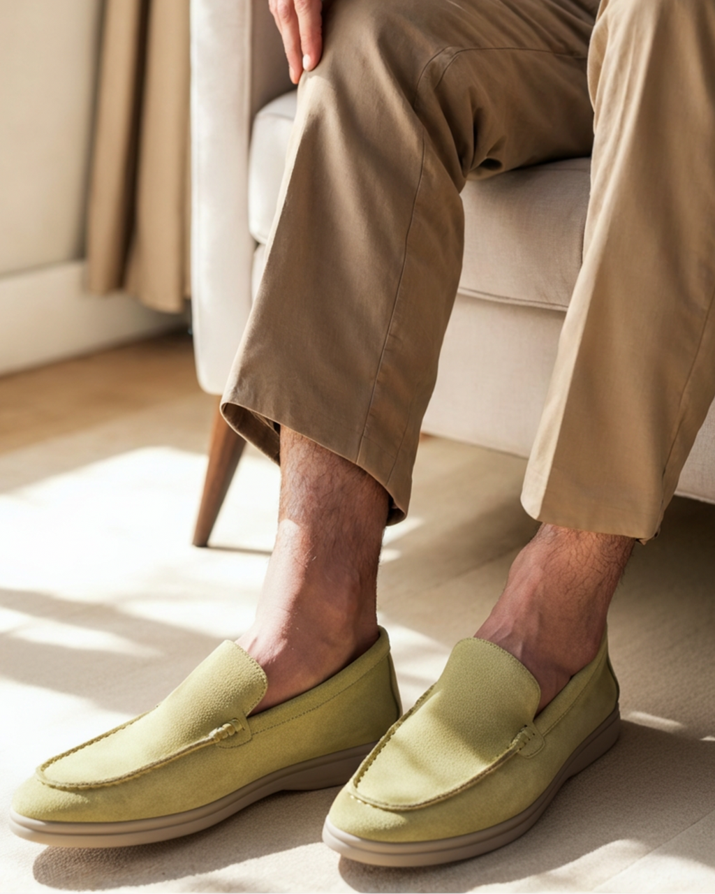 Marco | Mocassini Uomo in Camoscio Premium, Scarpe Slip-On Eleganti Old Money