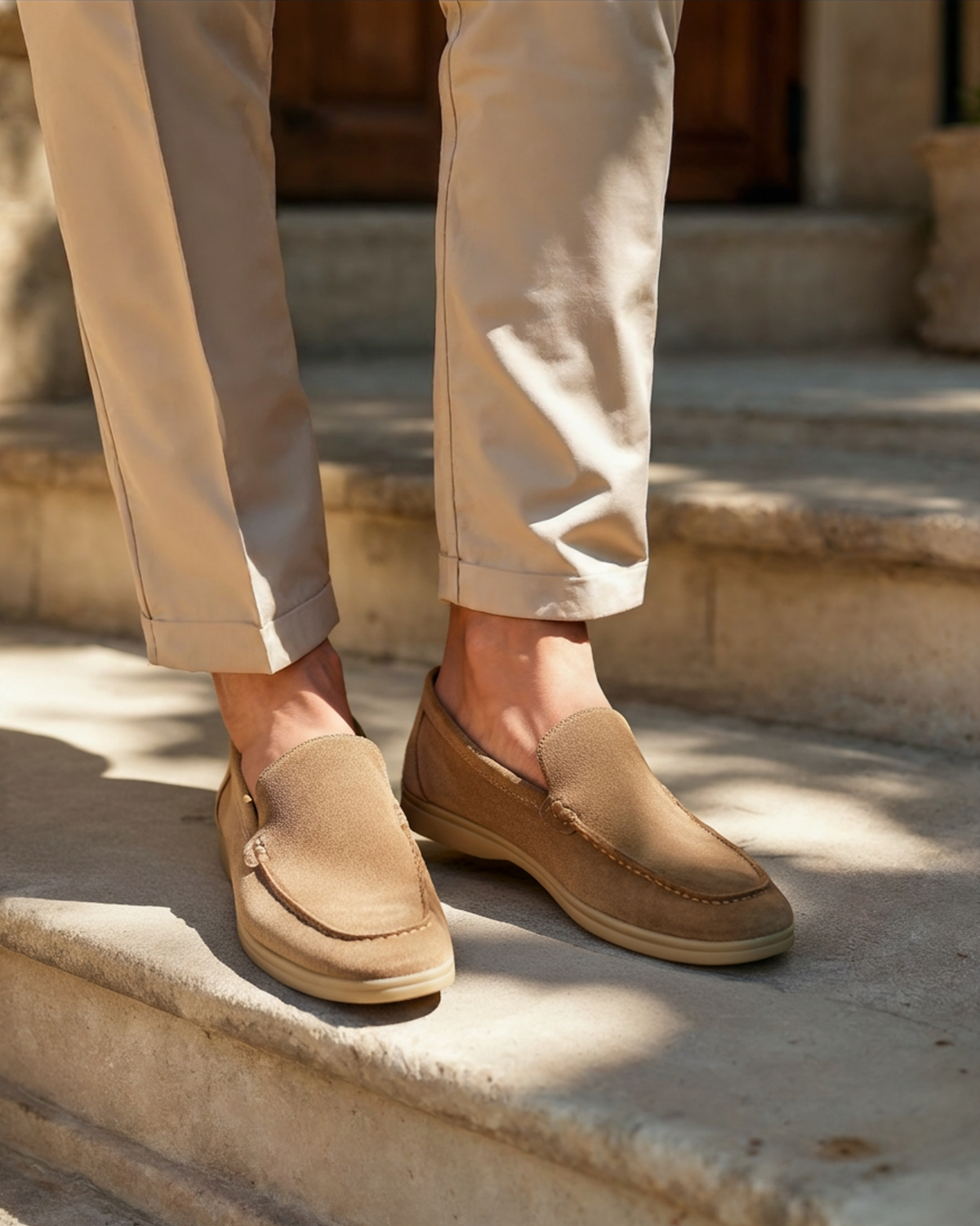 Marco | Mocassini Uomo in Camoscio Premium, Scarpe Slip-On Eleganti Old Money